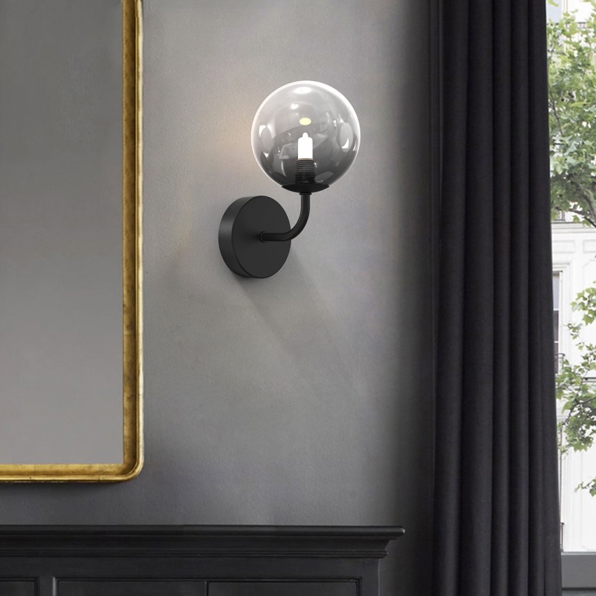 ONLI - Iluminação de parede PALOMA 1xG9/10W/230V preto/fumado