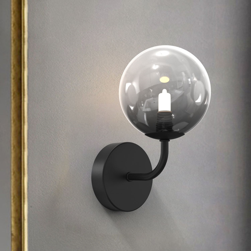 ONLI - Iluminação de parede PALOMA 1xG9/10W/230V preto/fumado