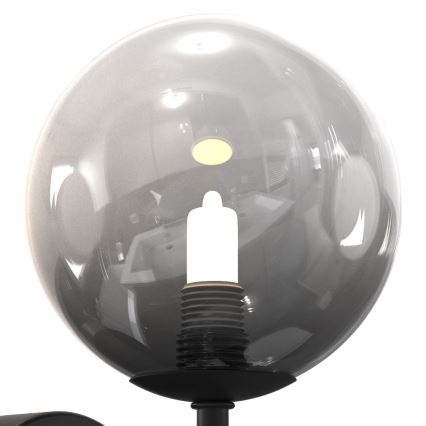 ONLI - Iluminação de parede PALOMA 1xG9/10W/230V preto/fumado