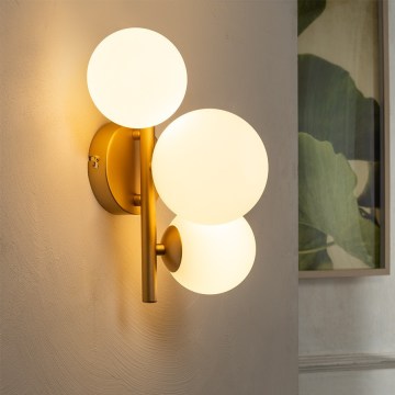 ONLI - Iluminação de parede PALOMA 3xG9/10W/230V dourado