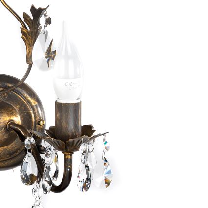 ONLI - Iluminação de parede TERESA 2xE14/6W/230V bronze