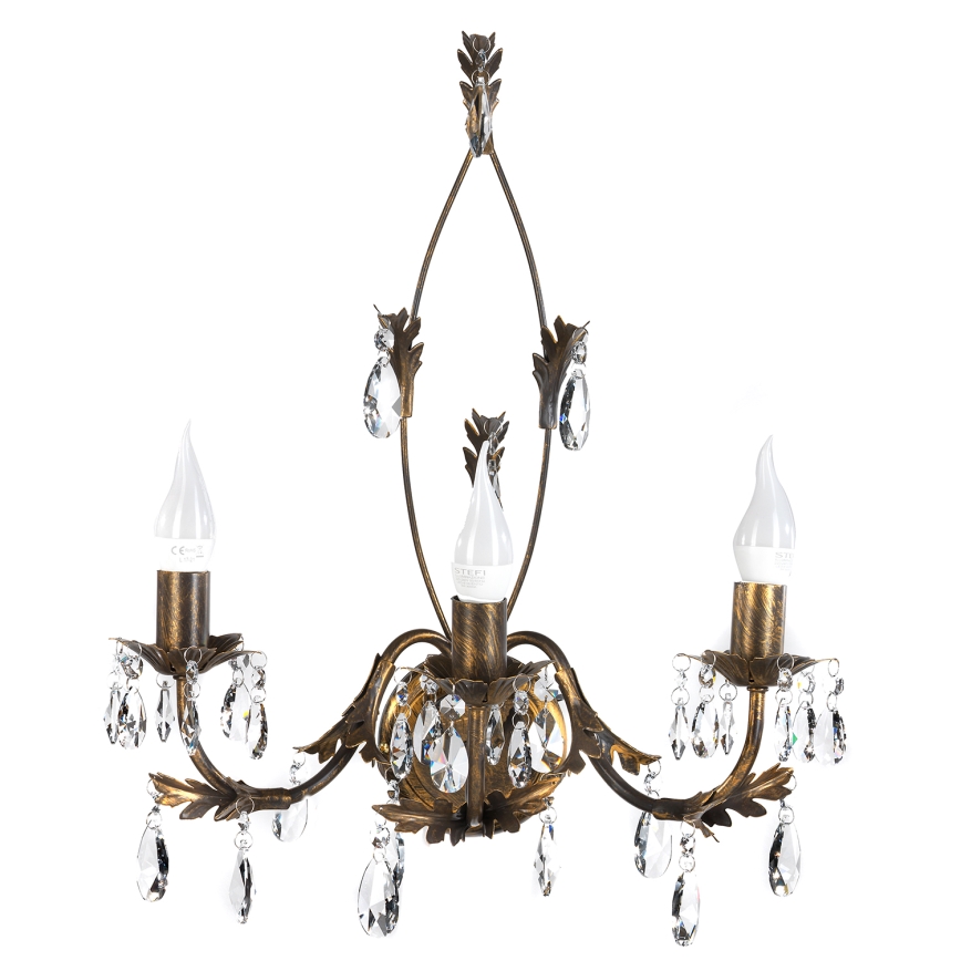 ONLI - Iluminação de parede TERESA 3xE14/6W/230V bronze