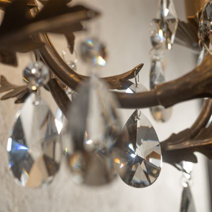 ONLI - Iluminação de parede TERESA 5xE14/6W/230V bronze