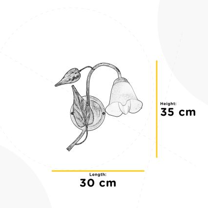 ONLI - Iluminação de parede VANDA 1xE14/6W/230V