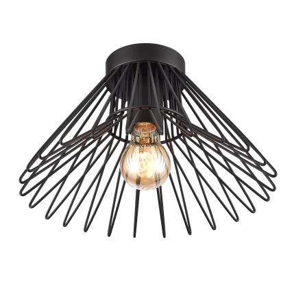 ONLI - Iluminação de teto DUCCIO 1xE27/22W/230V diâmetro 30 cm preto