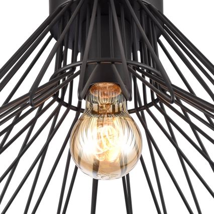 ONLI - Iluminação de teto DUCCIO 1xE27/22W/230V diâmetro 30 cm preto