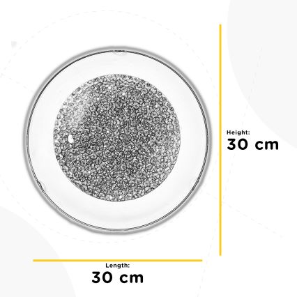 ONLI - Iluminação de teto LED BRILL LED/12W/230V 4000K diâmetro 30 cm