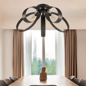 ONLI - Iluminação de teto SERENA 5xE14/6W/230V preto