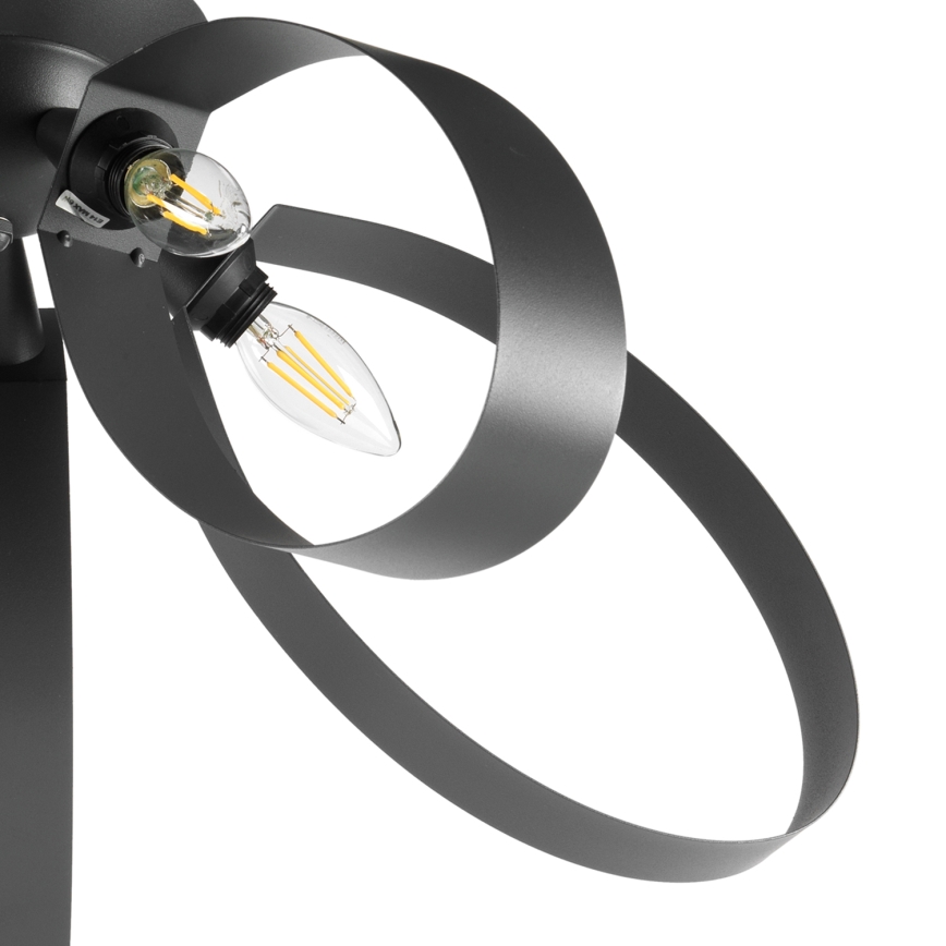 ONLI - Iluminação de teto SERENA 5xE14/6W/230V preto