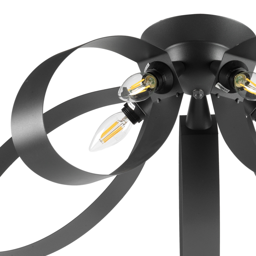 ONLI - Iluminação de teto SERENA 5xE14/6W/230V preto