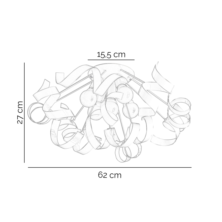 ONLI - Iluminação de teto ZOE 5xE14/6W/230V branco