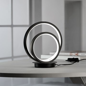 ONLI - LED Candeeiro de Mesa NOELIA LED/10W/230V 22 cm preto