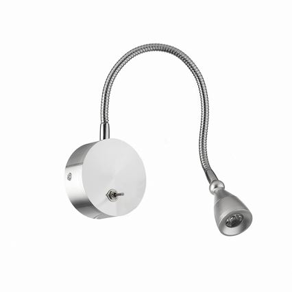 ONLI - LED Flexível candeeiro pequeno LEXI LED/1W/230V 4000K cromado mate