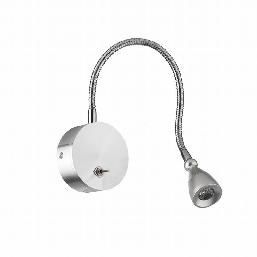 ONLI - LED Flexível candeeiro pequeno LEXI LED/1W/230V 4000K cromado mate