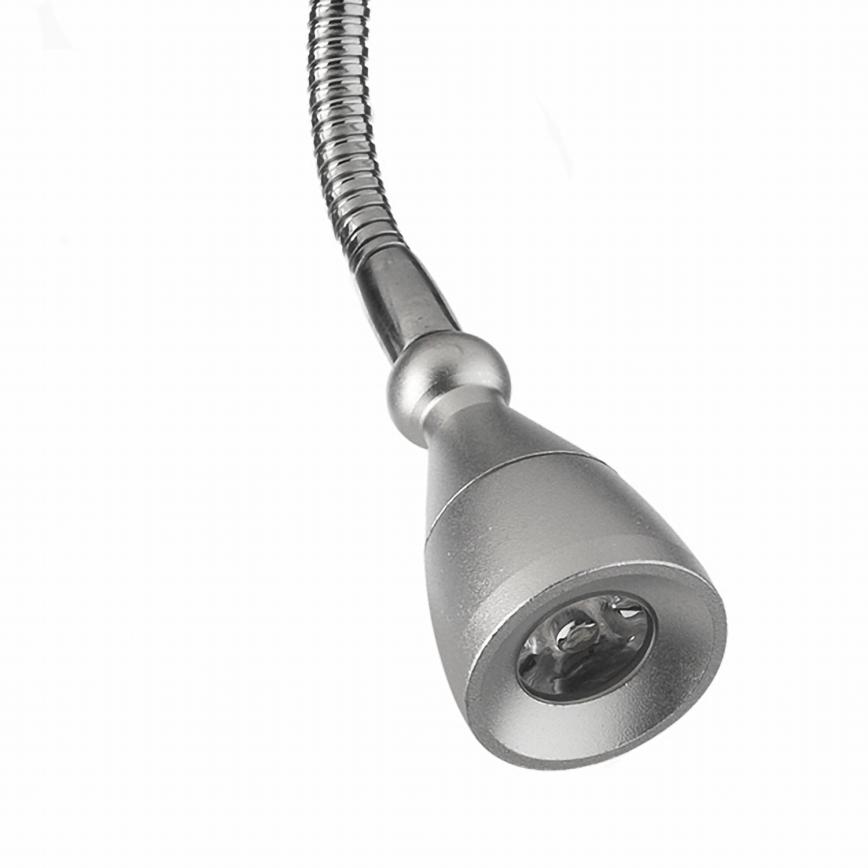 ONLI - LED Flexível candeeiro pequeno LEXI LED/1W/230V 4000K cromado mate