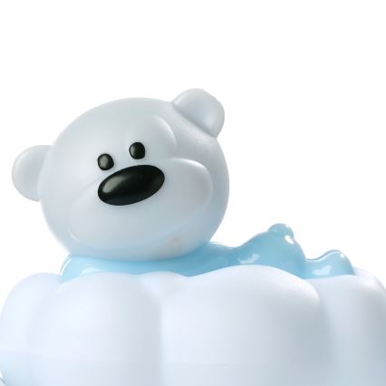 ONLI - Luz noturna infantil LED recarregável NUVOLINA LED/2,5W/5V 300 mAh urso/azul