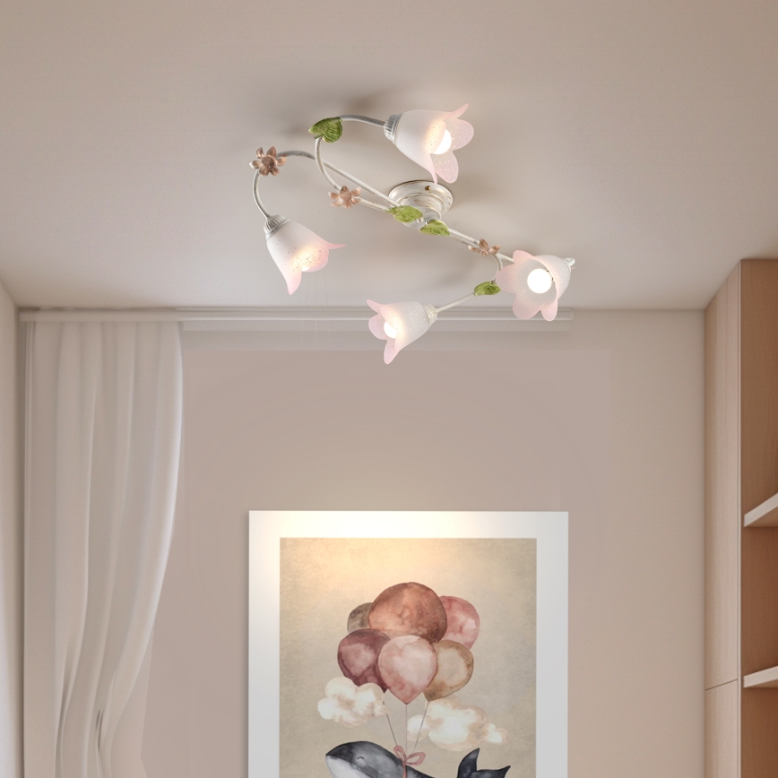 ONLI - Luminária de teto BOTTON DORO 4xE14/6W/230V