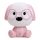 ONLI - Luminária noturna infantil LED dimerizável PUPPIES LED/3W/230V 20 cm cachorro/rosa