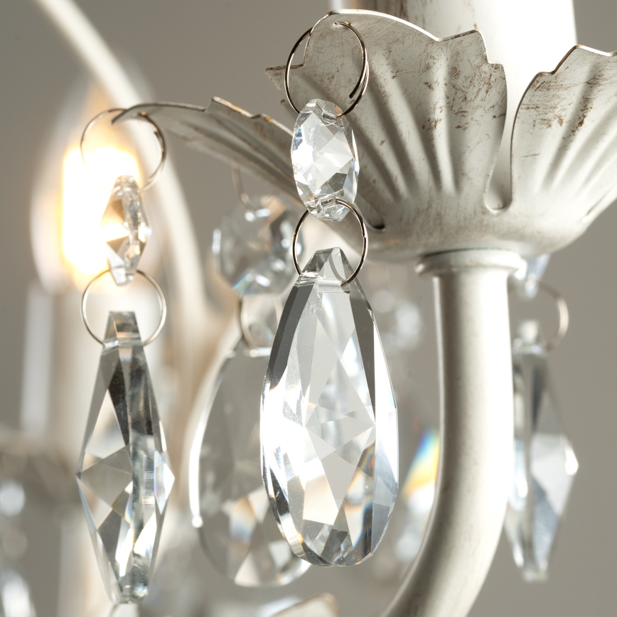 ONLI - Lustre com corrente TERESA 3xE14/6W/230V branco