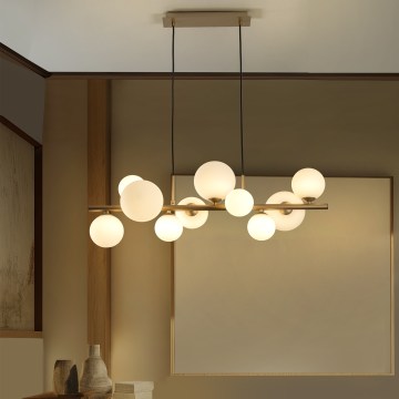 ONLI - Lustre em cabo PALOMA 10xG9/3W/230V dourado