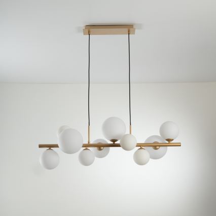 ONLI - Lustre em cabo PALOMA 10xG9/3W/230V dourado