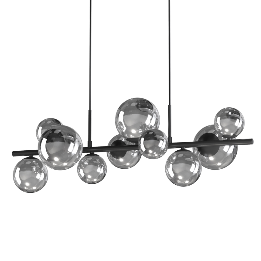 ONLI - Lustre em cabo PALOMA 10xG9/3W/230V preto/fumado