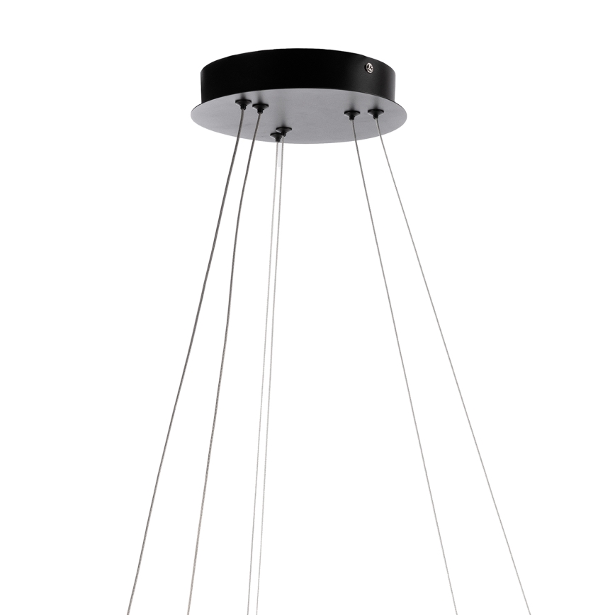 ONLI - Lustre LED suspenso NOELIA LED/30W/230V preto