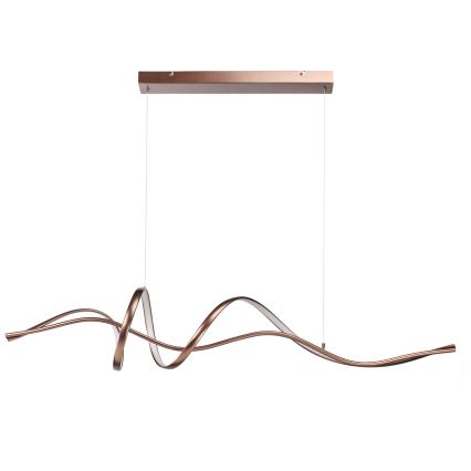 ONLI - Lustre LED suspenso por cabo KELLY LED/28W/230V, acabamento em cobre
