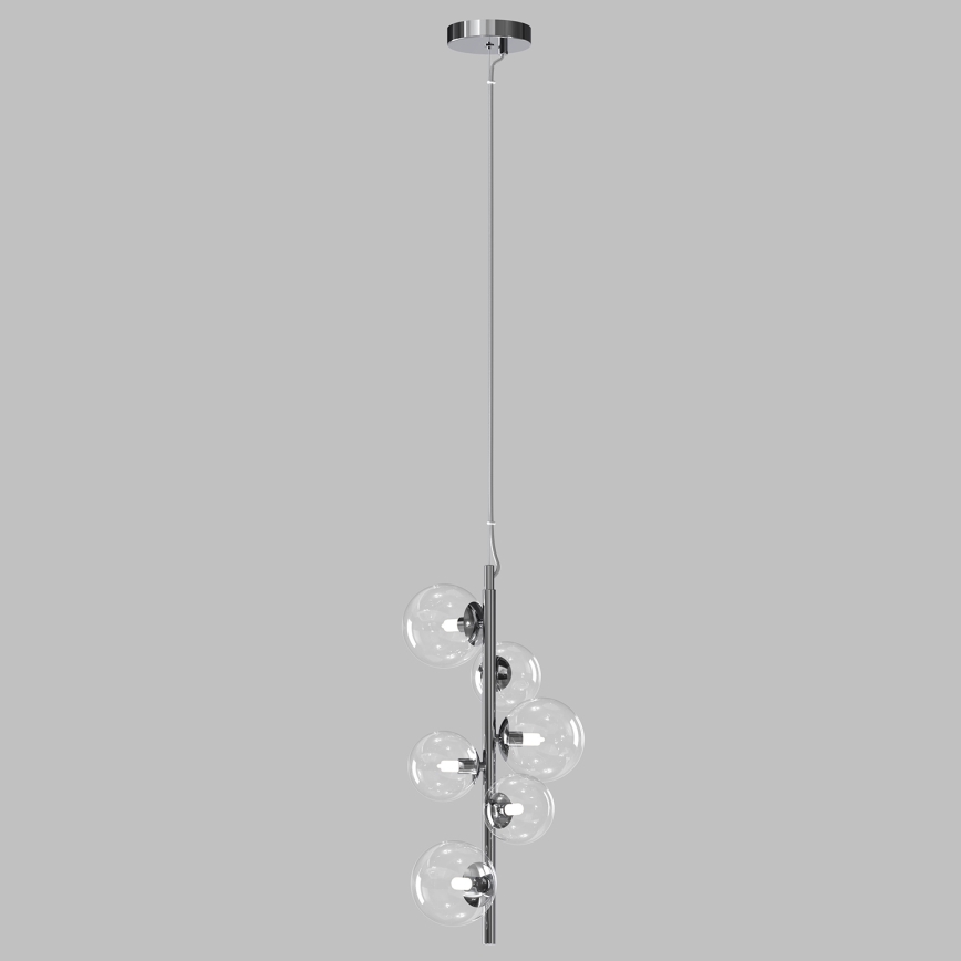 ONLI - Lustre suspenso por cabo KIMBERLY 6xG9/6W/230V cromado brilhante