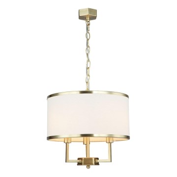 Open Design OR80223 - Lustre em corrente CASA 3xE14/12W/230V creme/latão