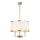 Open Design OR80223 - Lustre em corrente CASA 3xE14/12W/230V creme/latão