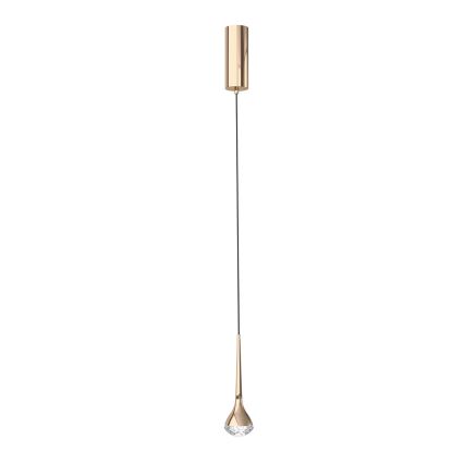 Open Design OR80315 - Lustre LED em cabo CRIMA LED/7W/230V ouro rosé