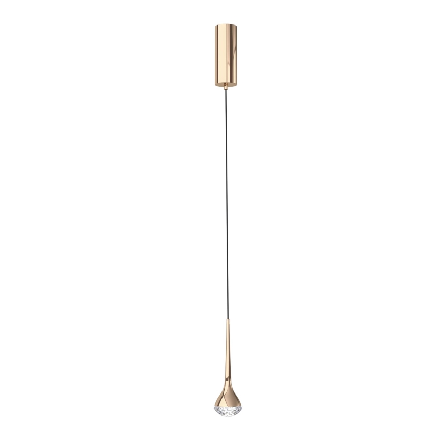 Open Design OR80315 - Lustre LED em cabo CRIMA LED/7W/230V ouro rosé