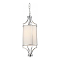 Open Design OR80551 - Lustre em corrente LUNGA 1xE27/15W/230V cromo brilhante/branco
