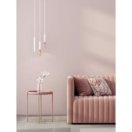 Open Design OR80841 - Lustre suspenso por cabo SLIMI 1xG9/3,5W/230V branco/dourado