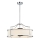Open Design OR80872 - Lustre de haste STANZA 4xE27/15W/230V, Ø 55 cm, cromado brilhante/branco