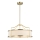 Open Design OR80896 - Lustre com haste STANZA 4xE27/15W/230V Ø 55 cm latão/branco