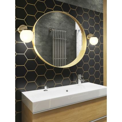 Open Design OR81398 - Candeeiro de parede para casa de banho BAO 1xG9/8W/230V IP44 dourado