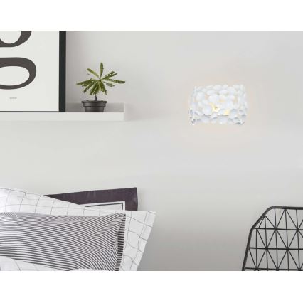 Open Design OR81466 - Aplique de parede CARERA 1xG9/7W/230V branco