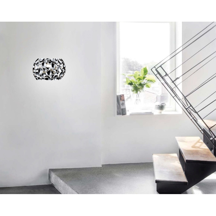 Open Design OR81473 - Aplique de parede CARERA 1xG9/7W/230V cromo brilhante
