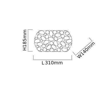 Open Design OR81473 - Aplique de parede CARERA 1xG9/7W/230V cromo brilhante
