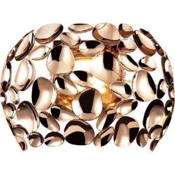 Open Design OR81480 - Aplique de parede CARERA 1xG9/7W/230V ouro rosé