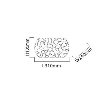 Open Design OR81480 - Aplique de parede CARERA 1xG9/7W/230V ouro rosé