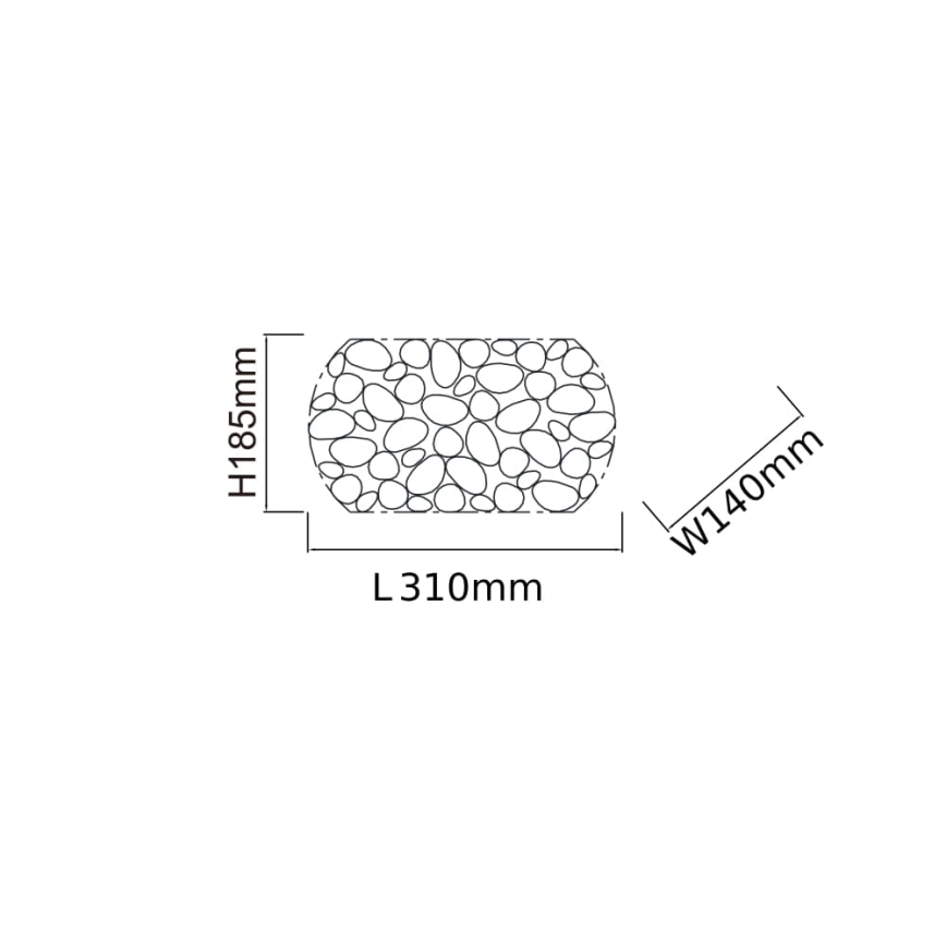 Open Design OR81480 - Aplique de parede CARERA 1xG9/7W/230V ouro rosé