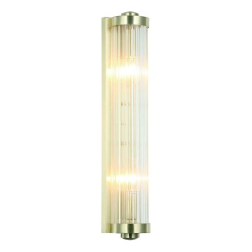 Open Design OR81572 - Candeeiro de parede FIATTO 2xE14/12W/230V em latão