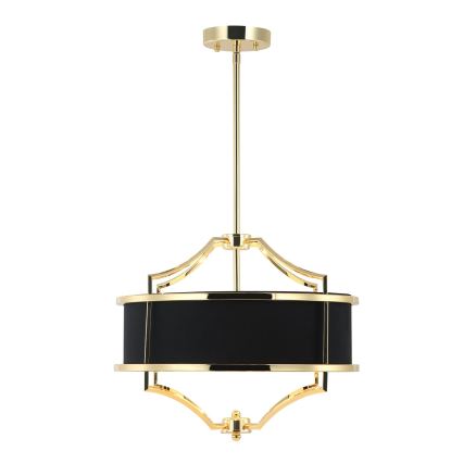 Open Design OR84153 - Lustre em haste STESSO 4xE27/15W/230V Ø 42 cm dourado/preto