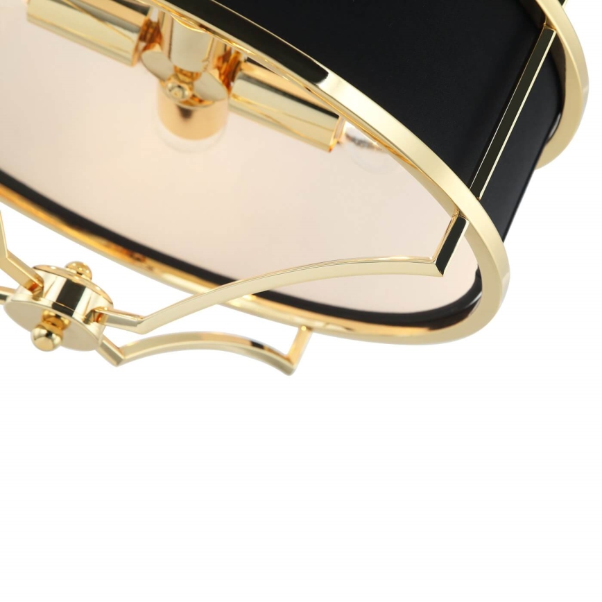 Open Design OR84153 - Lustre em haste STESSO 4xE27/15W/230V Ø 42 cm dourado/preto