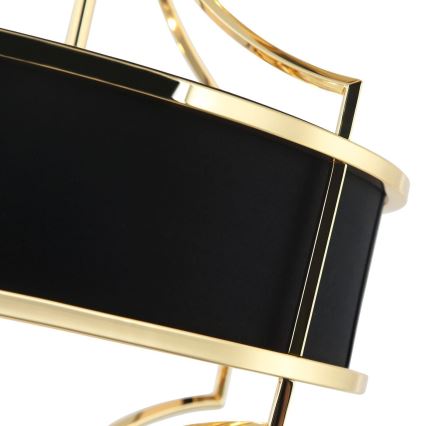Open Design OR84153 - Lustre em haste STESSO 4xE27/15W/230V Ø 42 cm dourado/preto