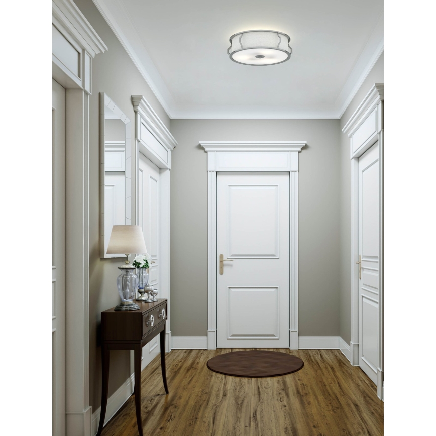 Open Design OR84399 - Luminária de teto PIRELO 3xE14/12W/230V diâmetro 45 cm cromada brilhante