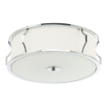 Open Design OR84399 - Luminária de teto PIRELO 3xE14/12W/230V diâmetro 45 cm cromada brilhante